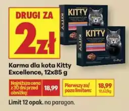 Biedronka Karma dla kota Kitty Excellence, 12x85 g oferta