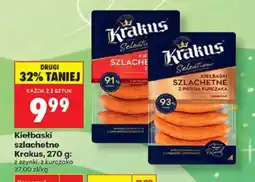 Biedronka Kiełbaski szlachetne Krakus, 270 g oferta