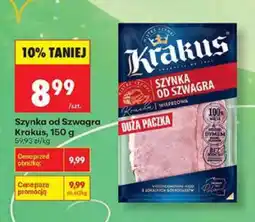 Biedronka Szynka od szwagra Krakus, 150 g oferta