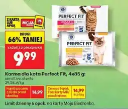 Biedronka Karma dla kota Perfect Fit, 4x85 g oferta