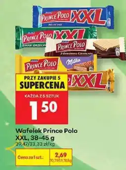 Biedronka Wafelek Prince Polo XXL, 38-45 g oferta