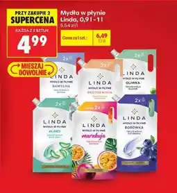 Biedronka Mydła w płynie Linda, 0,9 l - 1 l oferta