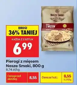 Biedronka Pierogi z mięsem Nasze Smaki, 800 g oferta