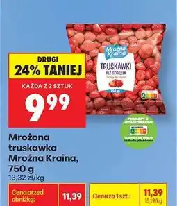 Biedronka Mrożona truskawka Mrożna Kraina, 750 g oferta