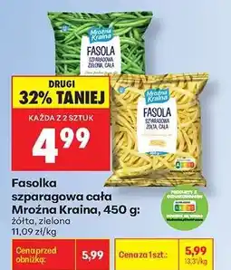 Biedronka Fasolka szparagowa cała Mroźna Kraina , 450 g : oferta