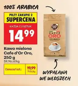 Biedronka Kawa mielona Cafe d’Or Oro, 250 g oferta