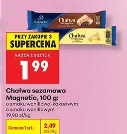Biedronka Chałwa sezamowa Magnetic, 100 g oferta