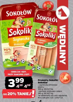 Netto Parówki Sokołów oferta