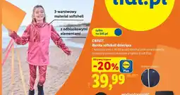 Lidl Kurtka softshell dziecięca Crivit oferta