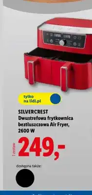 Lidl Dwustrefowa frytkownica beztłuszczowa Silvercrest oferta