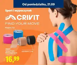 Lidl Zestaw 2 taśm kinezjologicznych Crivit oferta