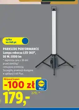 Lidl Lampa robocza LED 360° Parkside Performance oferta