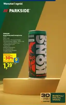 Lidl Napój energetyczny Kong Strong Parkside oferta