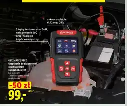 Lidl Urządzenie do diagnostyki akumulatorów samochodowych bez ładowarki Ultimate Speed oferta