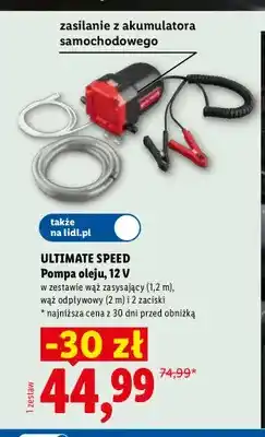 Lidl Pompa oleju Ultimate Speed oferta