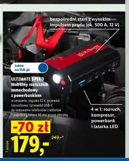 Lidl Mobilny rozrusznik samochodowy z powerbankiem Ultimate Speed oferta
