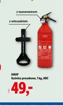Lidl Gaśnica proszkowa 1 kg Abc Anaf oferta