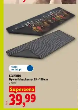 Lidl Dywanik kuchenny Livarno 65x180 cm oferta