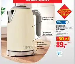 Lidl Czajnik elektryczny retro 1,7 l Silvercrest oferta