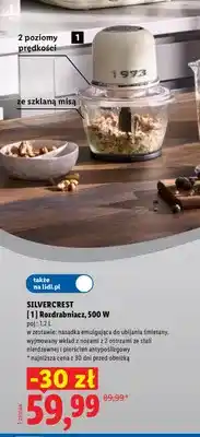 Lidl Rozdrabniacz Silvercrest oferta