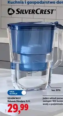 Lidl Dzbanek filtrujący 2,4 l Silvercrest oferta