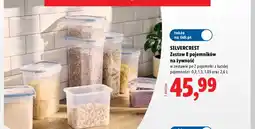 Lidl Zestaw 8 pojemników na żywność Silvercrest oferta