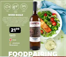 Netto Wino białe półwytrawne Sapatio Sachino oferta