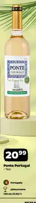 Netto Wino białe półwytrawne Ponte Portugal Tejo oferta