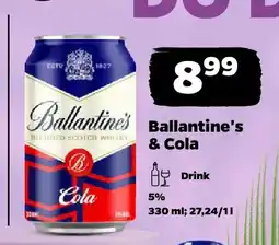Netto Drink Ballantine's & Cola oferta