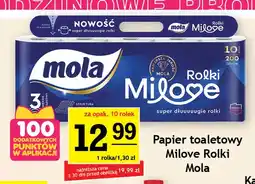 Gram Market Papier toaletowy Milove Rolki Mola 10-pak oferta