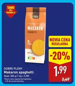 ALDI Makaron spaghetti Dobre Plony oferta