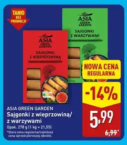 ALDI Sajgonki z wieprzowiną Asia Green Garden oferta