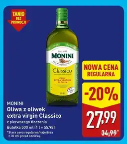 ALDI Oliwa z oliwek extra virgin Classico Monini oferta