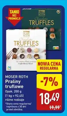 ALDI Praliny truflowe Moser Roth oferta