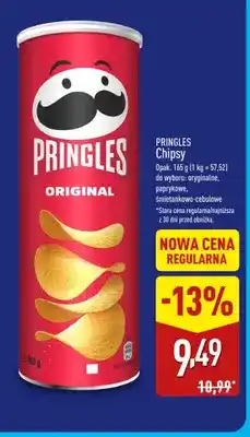 ALDI Chipsy Pringles oryginalne oferta