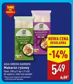 ALDI Makaron ryżowy nitki Asia Green Garden oferta