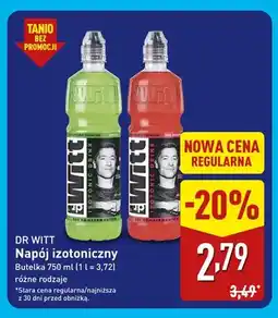 ALDI Napój izotoniczny Cactus Dr Witt oferta
