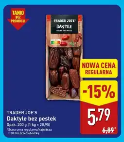 ALDI Daktyle bez pestek Trader Joe's oferta