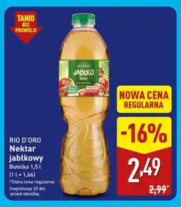 ALDI Nektar jabłkowy Rio D'oro oferta