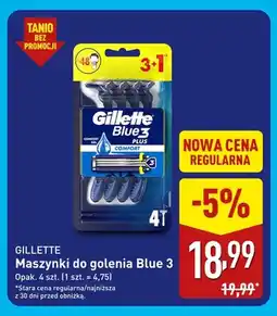 ALDI Maszynki do golenia Blue 3 Gillette oferta