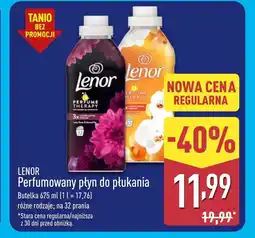 ALDI Płyn do płukania tkanin Lenor oferta