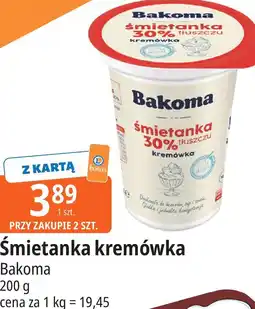 E.Leclerc Śmietanka kremówka Bakoma oferta