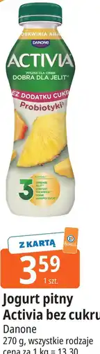 E.Leclerc Jogurt pitny Activia bez cukru Danone oferta