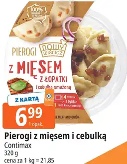 E.Leclerc Pierogi z mięsem i cebulką Contimax oferta