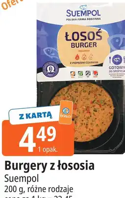E.Leclerc Burgery z łososia Suempol oferta