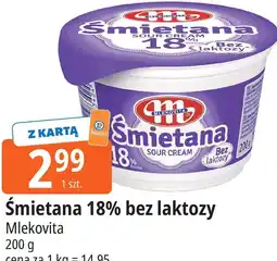 E.Leclerc Śmietana 18% bez laktozy Mlekovita oferta
