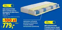 Lidl HN8 SCHLAFSYSTEME BeCo 7-strefowy materac kieszeniowy Pro Aktiv Gloria oferta