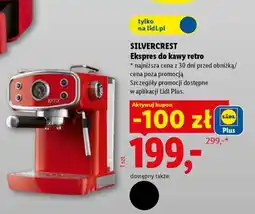 Lidl SILVERCREST Ekspres do kawy retro oferta