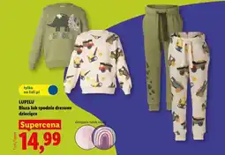 Lidl LUPILU Bluzka lub spodnie dresowe dziecięce oferta