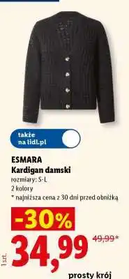 Lidl esMara Kardigan damski oferta